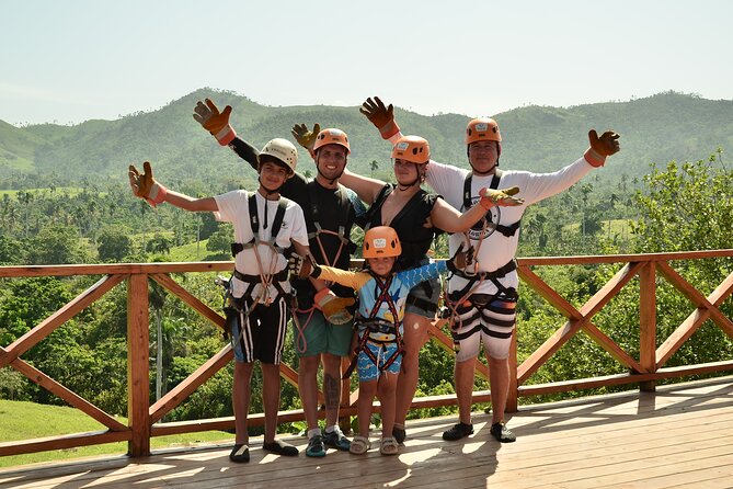 5 tours in 1 (Eco Farm/Horseback/City Tour/Buggy/Zipline) - Zipline Over the River: Suspension Bridge Plus 16 Towers