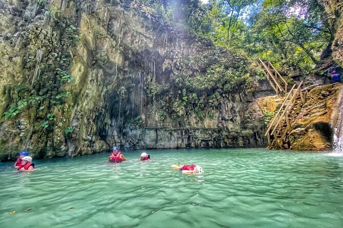 7 Waterfalls Excursion Taino Bay & amber cove - The Hike Up To the Falls: Steps, Uneven Ground, and Pacing