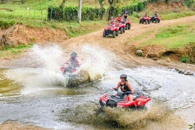 AMBER COVE-TAINO BAY Super ATV Tour - The actual ride: beach cruising, village roads, and river time