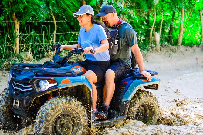 ATV Adventure to Water Cave and Macao Beach - The ATV ride through forest trails: fun, controlled, and muddy