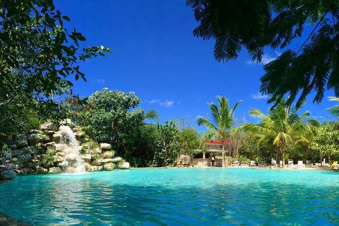 Bavaro Adventure Park Buggy Ride, Zipline Mega Splash, and Waterfall Pool - Mega Splash zipline: 6 lines, a Himalayan Bridge, and water landing