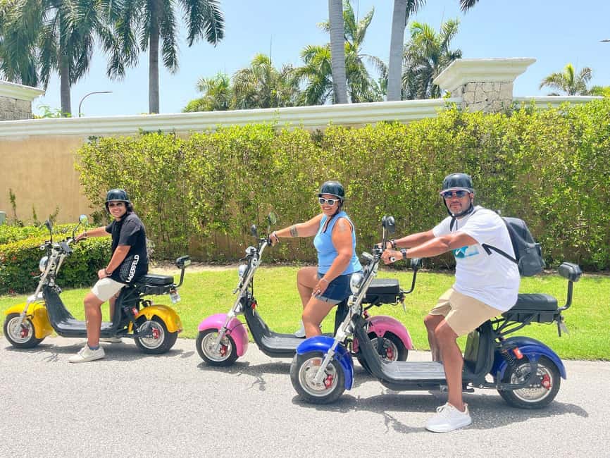 Bavaro Punta Cana: City Tour with Harley models E-Scooters - First things first: what this tour feels like in real life
