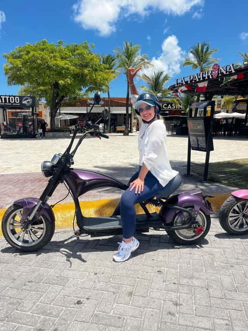 Bavaro Punta Cana: City Tour with Harley models E-Scooters - Chez Nicole Boutique: shopping time without the stress