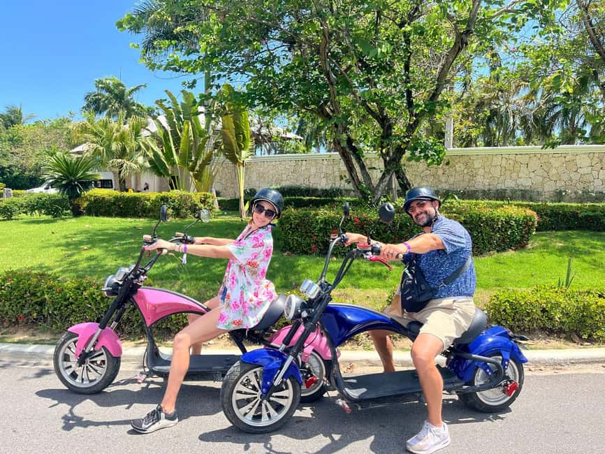 Bavaro Punta Cana: City Tour with Harley models E-Scooters - Price and time value: why $60 can make sense here