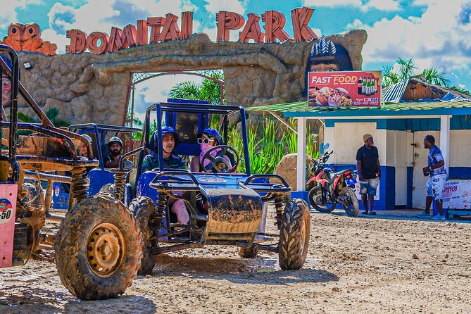 Buggy or ATV Tour at Macao Beach and the cave in Punta Cana - Playa Macao first stop: the warm-up and the muddy attitude check