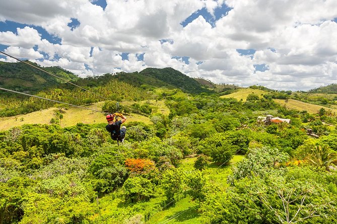 Dual Zipline Side-by-Side Adventure in Punta Cana - First Flight: What the 12-Line Canopy Run Feels Like