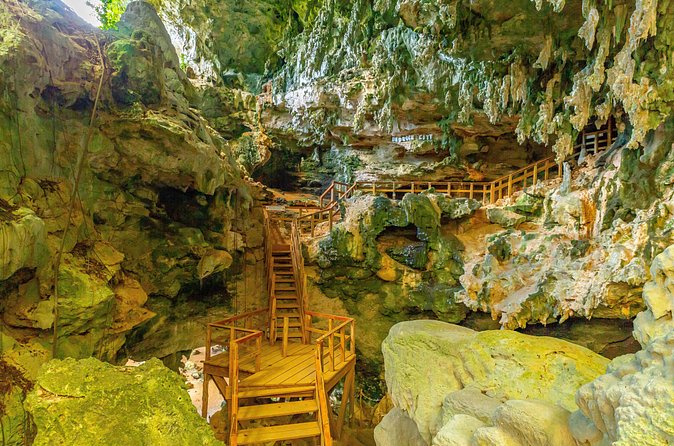 Family Buggy Adventure in Punta Cana - Fantasy Cave and Bedrock City: Underground Walking With a Flintstones Theme