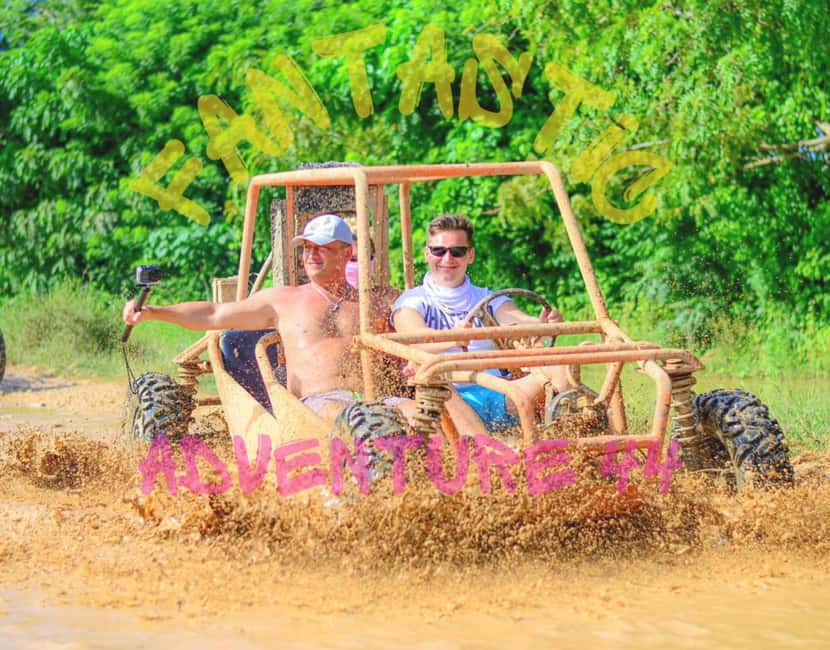 From Bávaro: Double Buggy Tour to Macao Beach and Cenote - From Bávaro pickup to the first guided viewpoint
