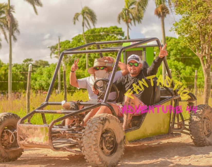 From Bávaro: Double Buggy Tour to Macao Beach and Cenote - Price and value: $34 for driving, guiding, and transfers