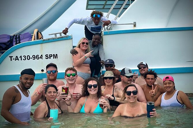 Private Catamaran Cruise with Slide & unlimited drinks - Open bar, music, and that dolphin-habitat view from the boat