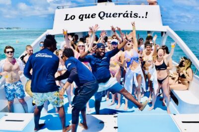 Private Catamaran Cruise with Slide & unlimited drinks - Punta Cana pickup to Playa Bávaro: smoother than it sounds