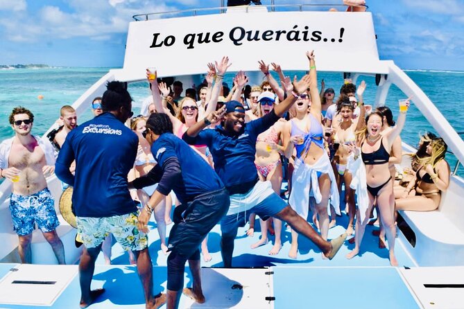 Private Catamaran Cruise with Slide & unlimited drinks - Punta Cana pickup to Playa Bávaro: smoother than it sounds