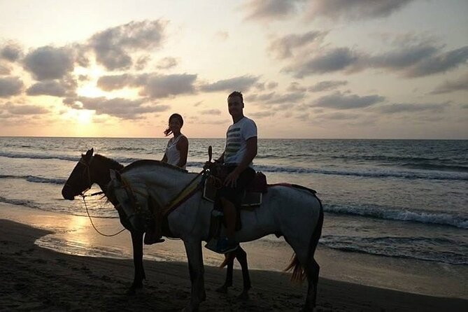 Private Sunset Horseback Riding in punta cana beach - Following the Guide: Beach-and-Countryside Sunset Trails