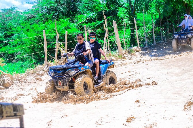 Punta Cana ATV Adventure - The crystal-clear water cave and underground river moment