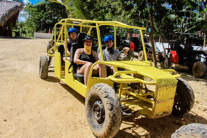 Punta Cana Buggy with Cave Dip, Mamajuana Tasting & Macao Beach - Stop 1: Playa Macao swimming at a real public beach