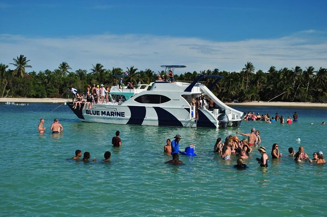 Punta Cana Party Boat Snorkeling with Music DJ and Open Bar - Natural pool or sandbar: your hour of easier water fun