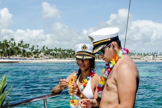 Punta Cana Party Boat Snorkeling with Music DJ and Open Bar - Dolphin viewpoint: a quick look, not a full encounter