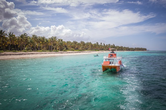 Punta Cana Private Catamaran Cruise with Drinks and Light Snacks - Onboard setup: shade, clean boat feel, slide action, and paddle time