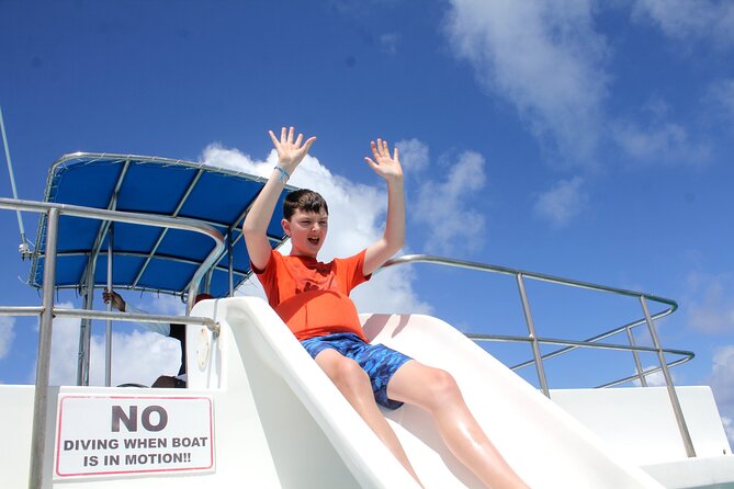 Punta Cana VIP Party Cruise with Snorkeling & Double Slide - Snacks, Fruit, and the Natural Swimming Pool Reset