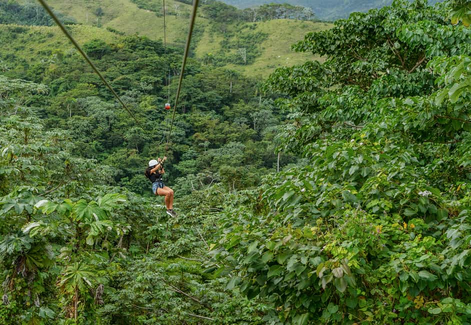 Punta Cana: Zipline, Chairlift, Buggy & Horse Ride Adventure - La Hacienda Park Punta Cana: adrenaline plus real Dominican flavor