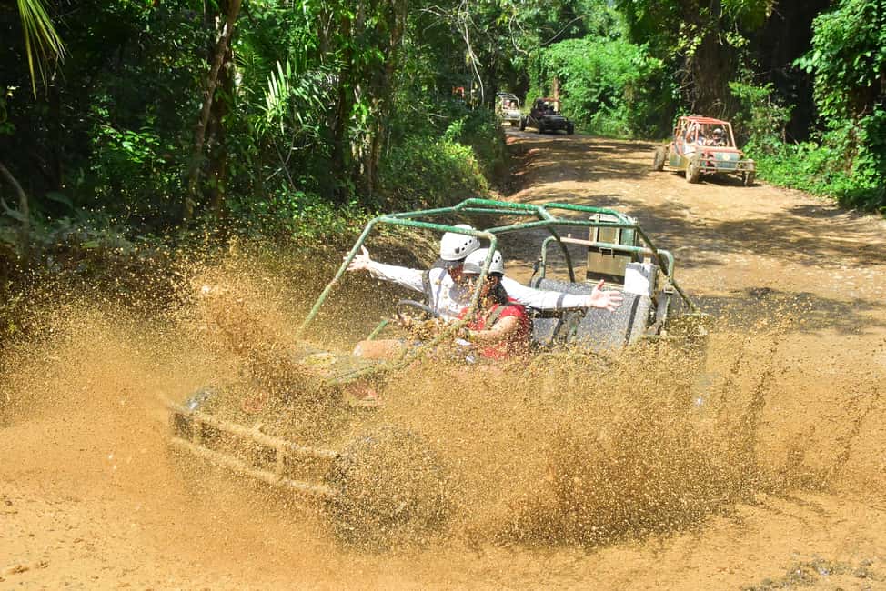 Punta Cana: Zipline, Chairlift, Buggy & Horse Ride Adventure - Quick Jump: a 20-meter free-fall moment with safety built in