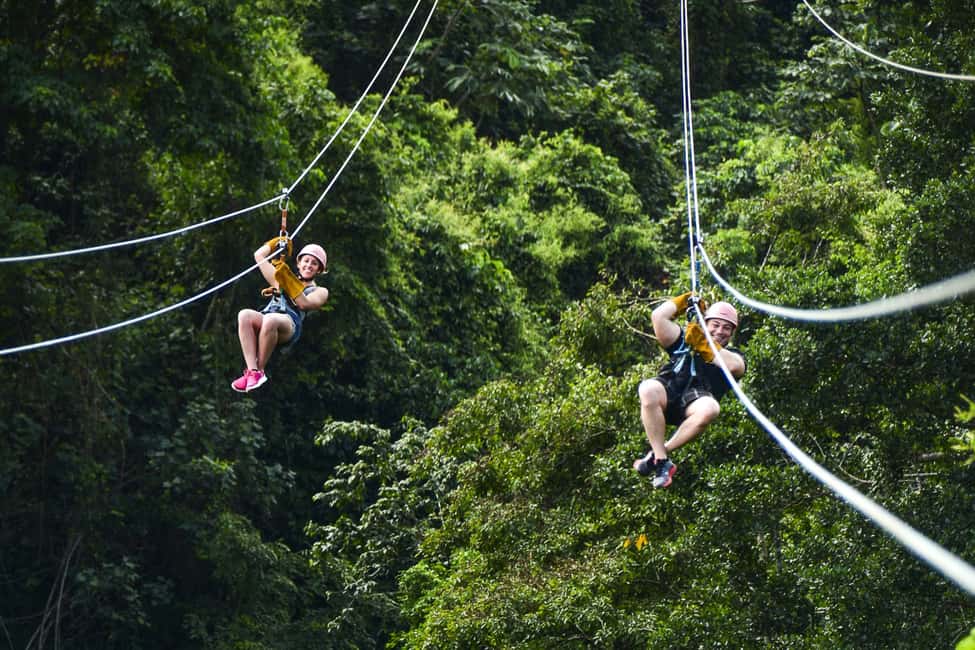 Punta Cana: Ziplines Adventures & Monkeyland Entry - 18 platforms and Caribbean-long spans: what the zipline course feels like