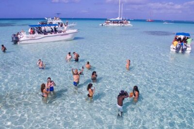 Saona Island Excursion by Catamaran and Speedboat - The Bayahibe Natural Pool Stop: Wading, Starfish, and Swim Time