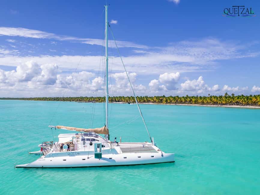 Saona island - Small group tour - Luxury catamaran - The Catuano stop at the broken pier: snorkel time that’s actually worth it