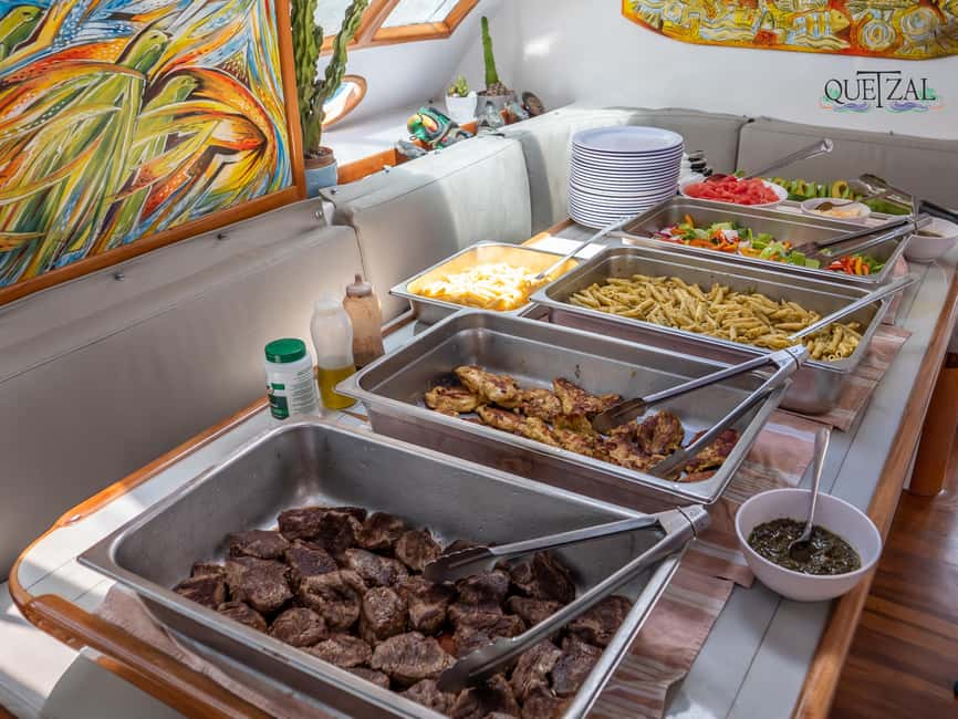 Saona island - Small group tour - Luxury catamaran - Food and drinks onboard: the kind of lunch that earns a seat in the shade
