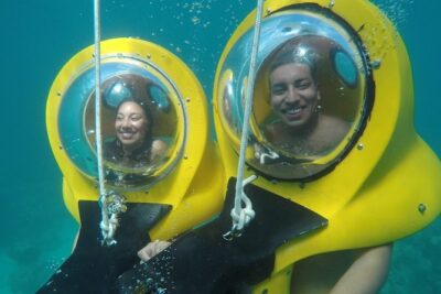 Scuba Doo - Diving Scooters in Punta Cana - The glass-bottom boat ride: worth it as a warm-up (and why it can feel crowded)