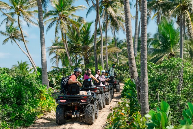 Small Group Exclusive 4x4 ATV Punta Cana: Jungle & Wild Beaches! - Pickup and the CUATRO TOUR base: quick start, then off-road